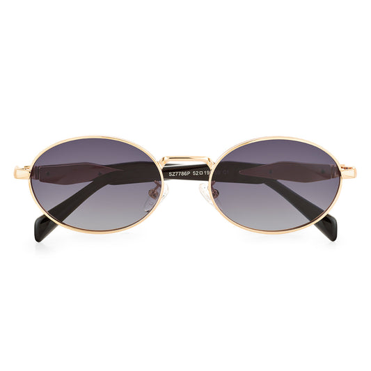 Óculos de Sol Feminino Kessy Duda Preto Degradê